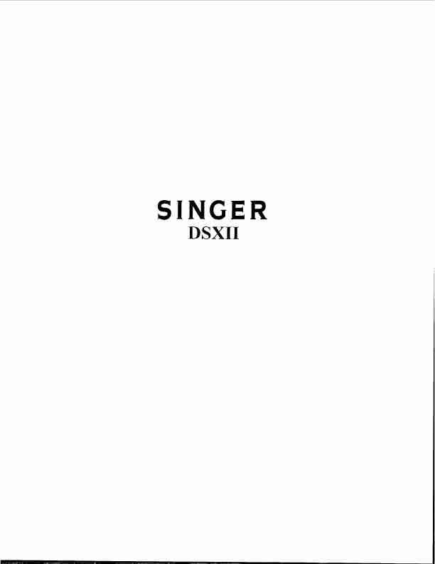 Singer Sewing Machine DSXII-page_pdf